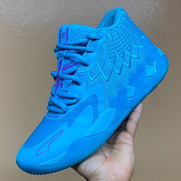 PUMA LaMelo Ball MB.01 Men’s Basketball Sneakers “Blue” Size 11